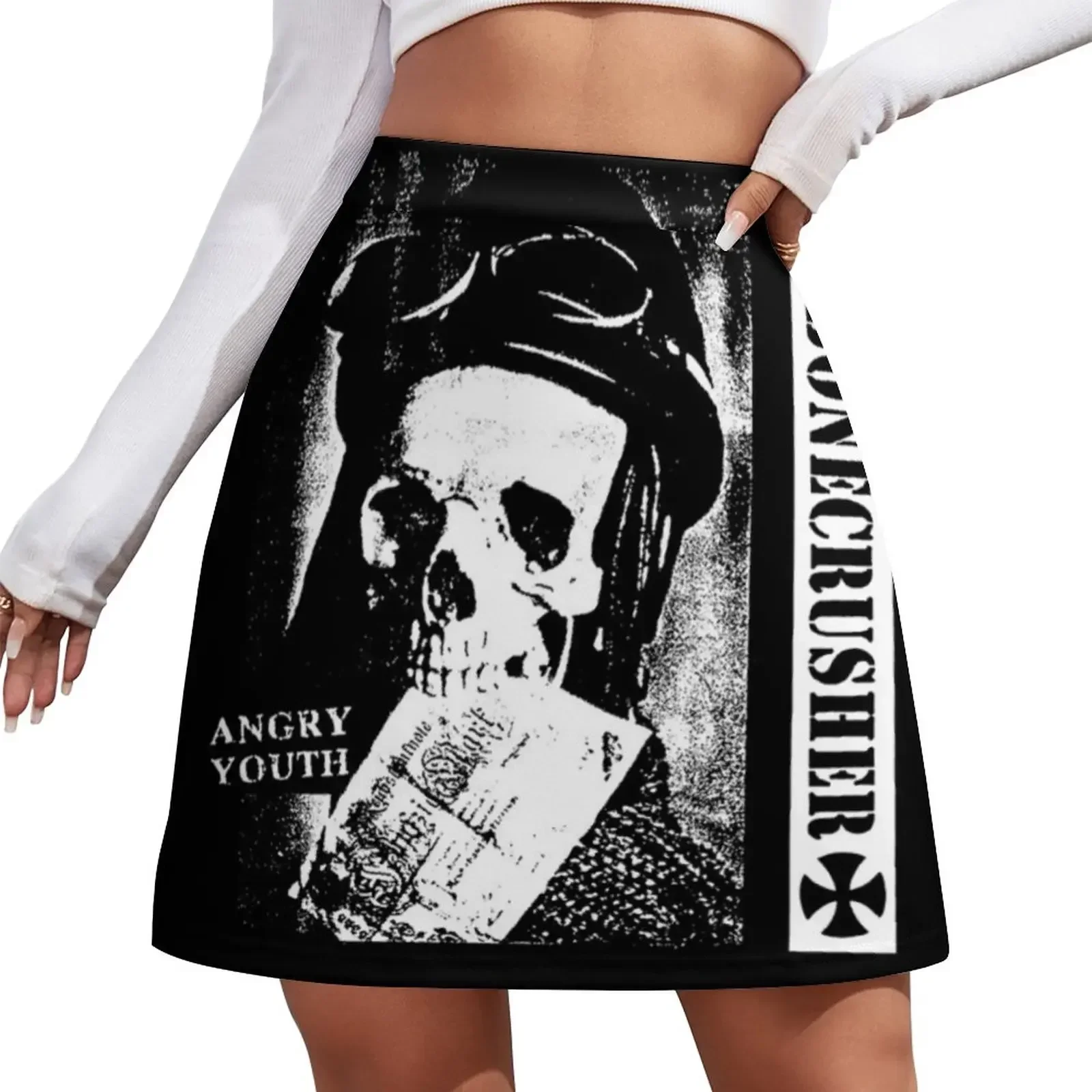 Bonecrusher Angry Youth Mini Skirt new in clothes skirts summer 2026 woman Skirt shorts Kawaii