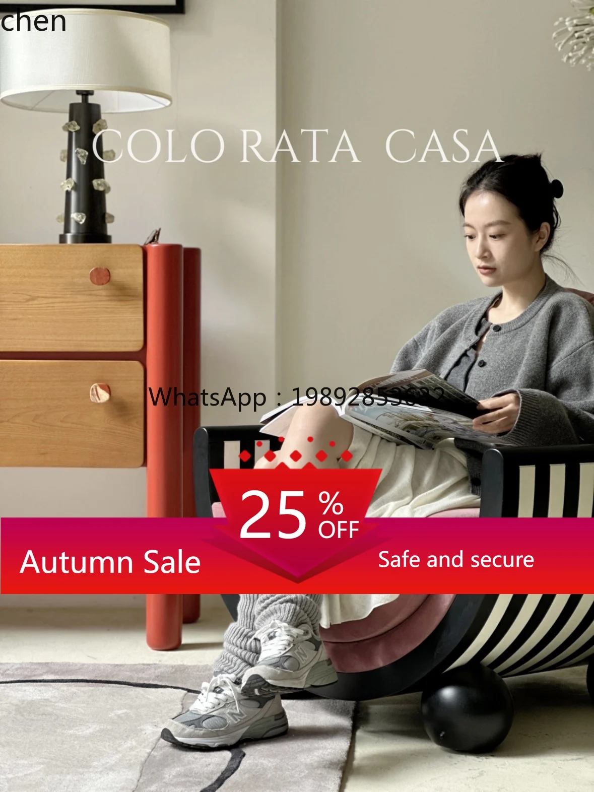 

Single Sofa Chair Queen Chair Vintage Style Leisure Chair