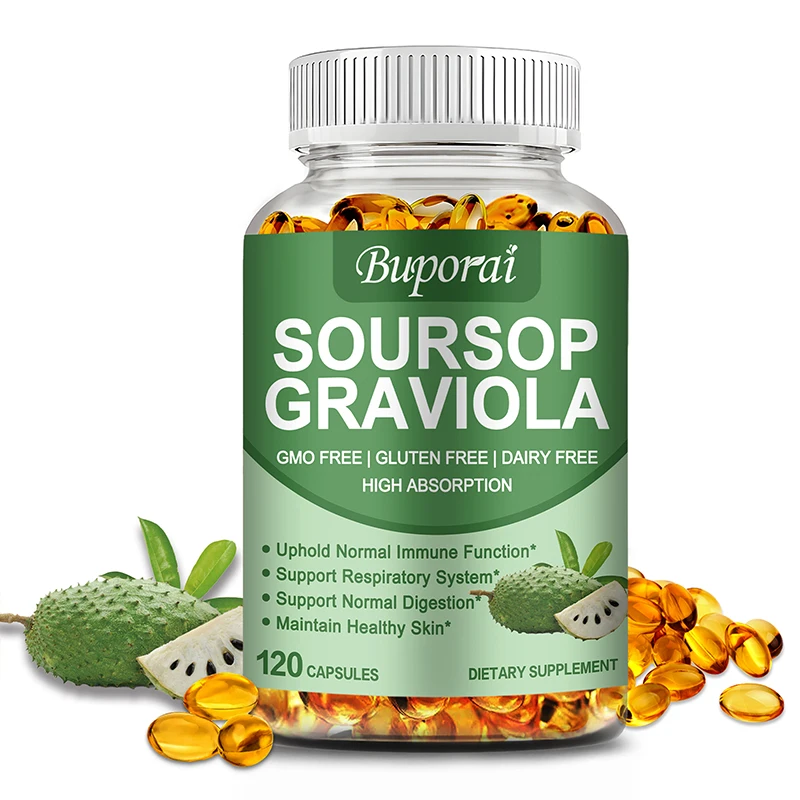 Soursop Graviola - Immune Enhancement Promote Digestion & Cellular Health, Improve Mood and Relieve Stress