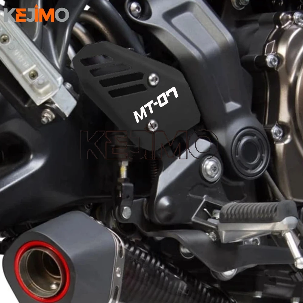 

XSR 700 2025 2026 Heel Plates Guard Rear Brake Master Cylinder Guard Protector FOR YAMAHA MT07 FZ07 mt07 MT-07 XSR700 2014-2024