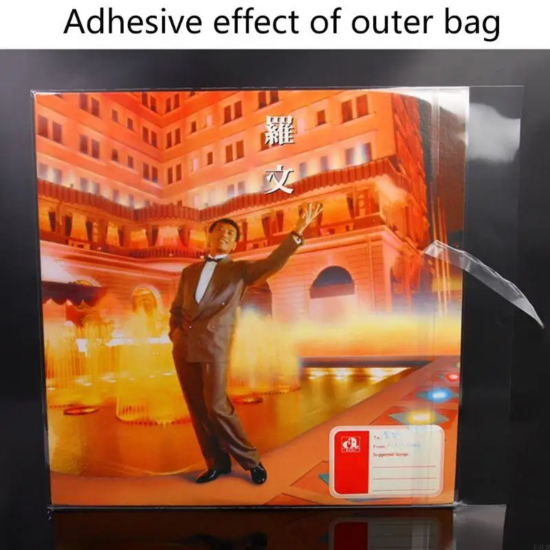 2025 أكمام داخلية جديدة تمامًا لـ 12 "لسجل الأكياس اللاصقة سهلة الإدراج