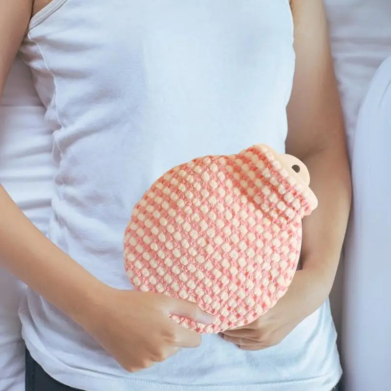 

Water-filled plush hand warmer hot water bottle winter 500ml classic hot water bottle multi-function bed warmer with soft cover