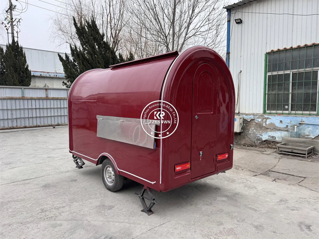 10ft Outdoor Concession อาหาร Trailer Mobile Fast Food Cart รถบรรทุกรถพ่วงไอศกรีมที่ขายดีที่สุด USA ยูโร