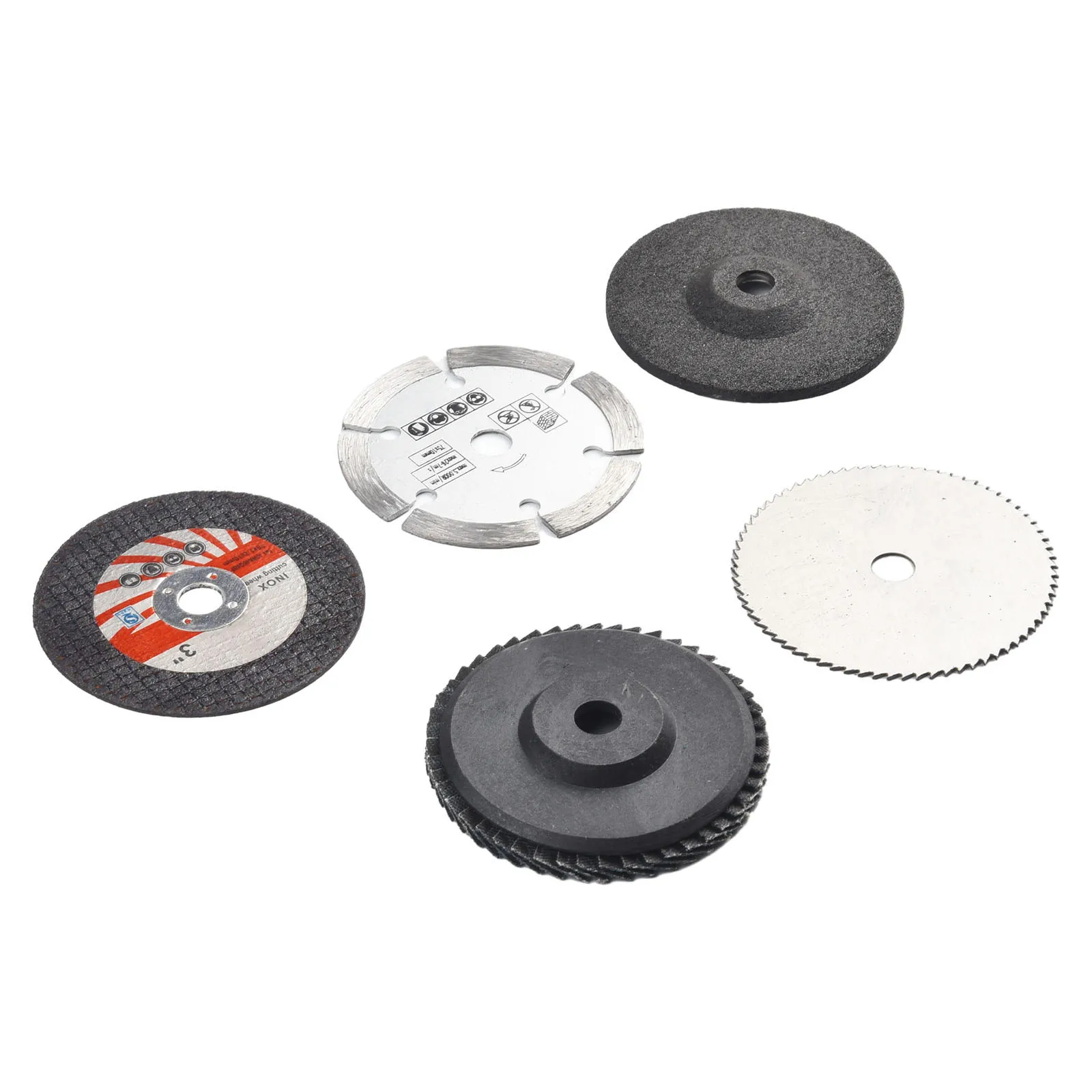 5 Stuks 3 Inch 75Mm Flap Discs Schuurschijven Hss Snijschijf Diamantblad Haakse Slijper Accessoires Voor Het Snijden Van Hout Metalen Plasti