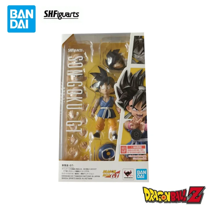 

В наличии модель куклы Bandai, новая коробка Dragon Ball Shfiguarts Son Goku, оригинальные персонажи аниме, гаражный комплект, коллекционный