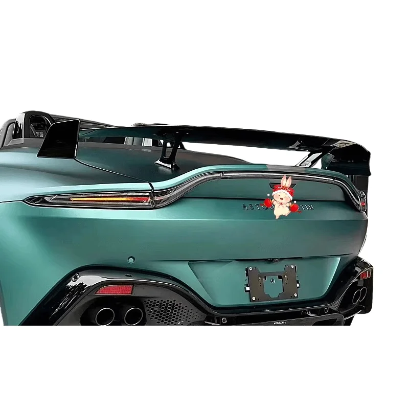 

Высокое качество P1 стиль сухой спойлер на заднее крыло из углеродного волокна для Aston Martin Vantage детали кузова крылья багажника