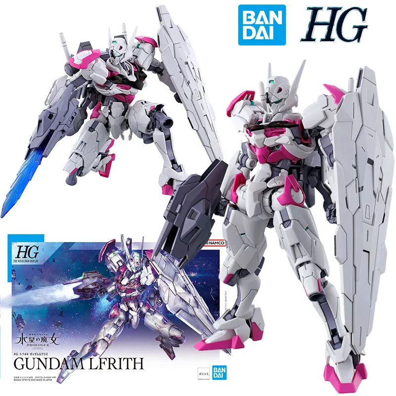 

Bandai HG 1/144 Gundam Lfrith Gundam The Witch From Mercury 14Cm Anime Original Action Figure Model Assemble Toy Gift Collection