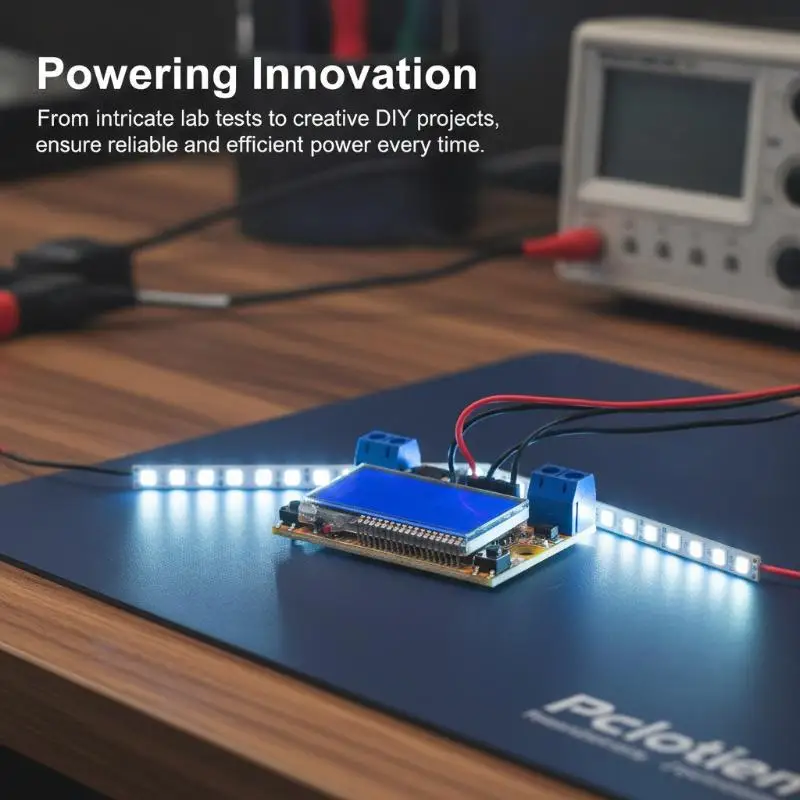Dual Display DC-DC 5-23V To 0-16.5V 3A Max Step Down Power Supply Converter Adjustable LCD Step-Down Voltage Regulator