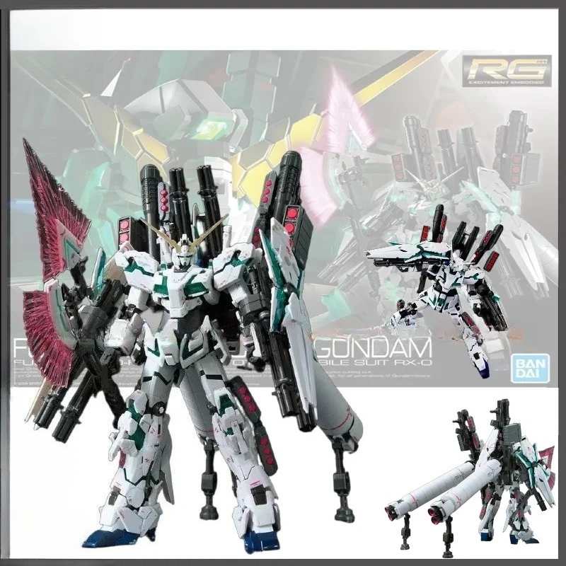 

Оригинальная сборная модель Bandai FULL ARMOR UNICORN GUNDAM RG: Аниме-фигурка робота, коллекционная модель, игрушка, украшение, подарок