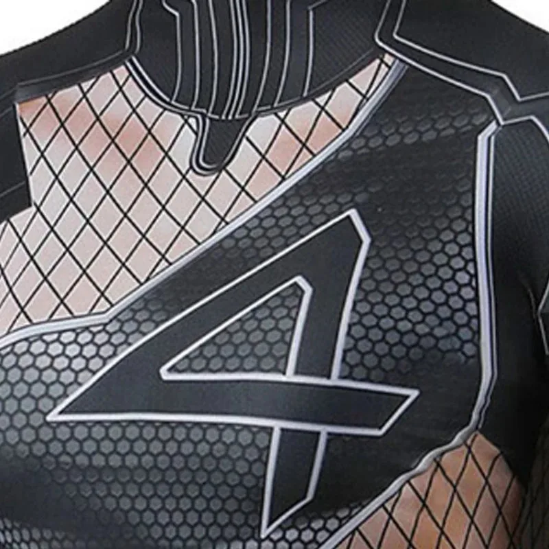 แฟนตาซี ซูซาน สตอร์มคอสเพลย์วิกผมสีดำชุดจั๊มสูทเกมคู่แข่งดิสฟราซเครื่องแต่งกายผู้หญิงแฟนตาซีฮาโลวีนปาร์ตี้คาร์นิวัลเสื้อผ้า