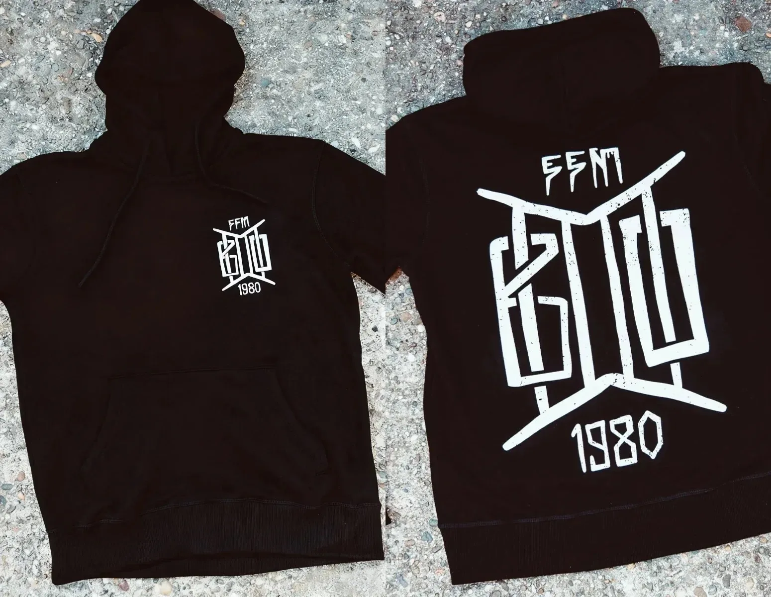 BÖHSE ONKELZ ألمانيا روك بانك باند بلوفرات طباعة هوديس للجنسين الشارع المتضخم Harajuku رياضية 40 سنة الذكرى #1