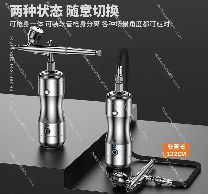 Airbrush Set Air Pump Spray Paint Pen Spray Pen Painting Airbrush Spray Gun Car Painting Coloring Pen 0.2 Household