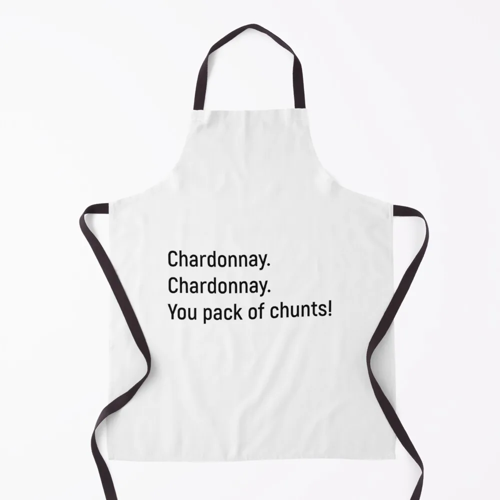 

Chardonnay! Kath and Kim Apron For Nail Stylist Kitchen Kawaii Accessories Teacher professional kitchen Apron