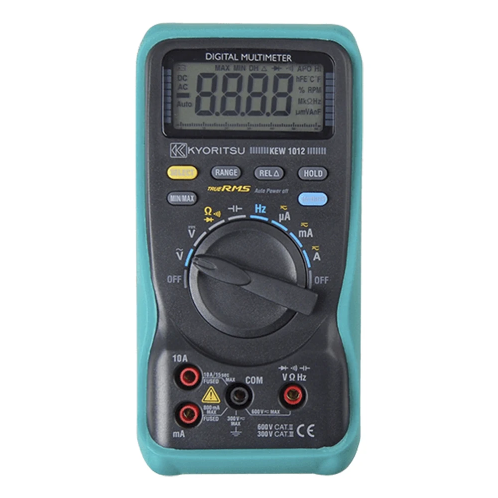Multimeter Digital Kyoritsu1012 dengan Pengukur Arus Tegangan AC/DC True RMS KEW1012