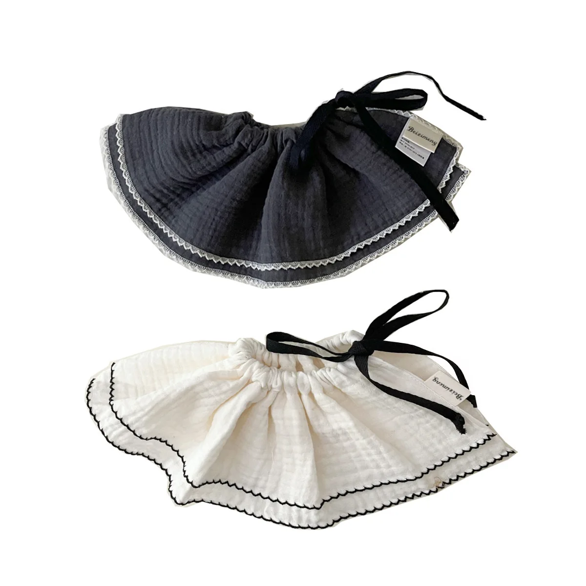 Toalla de golondrina de gasa de algodón puro para bebé, estilo nórdico de otoño e invierno, bufanda inglesa para recién nacido más grande y gruesa, versión coreana