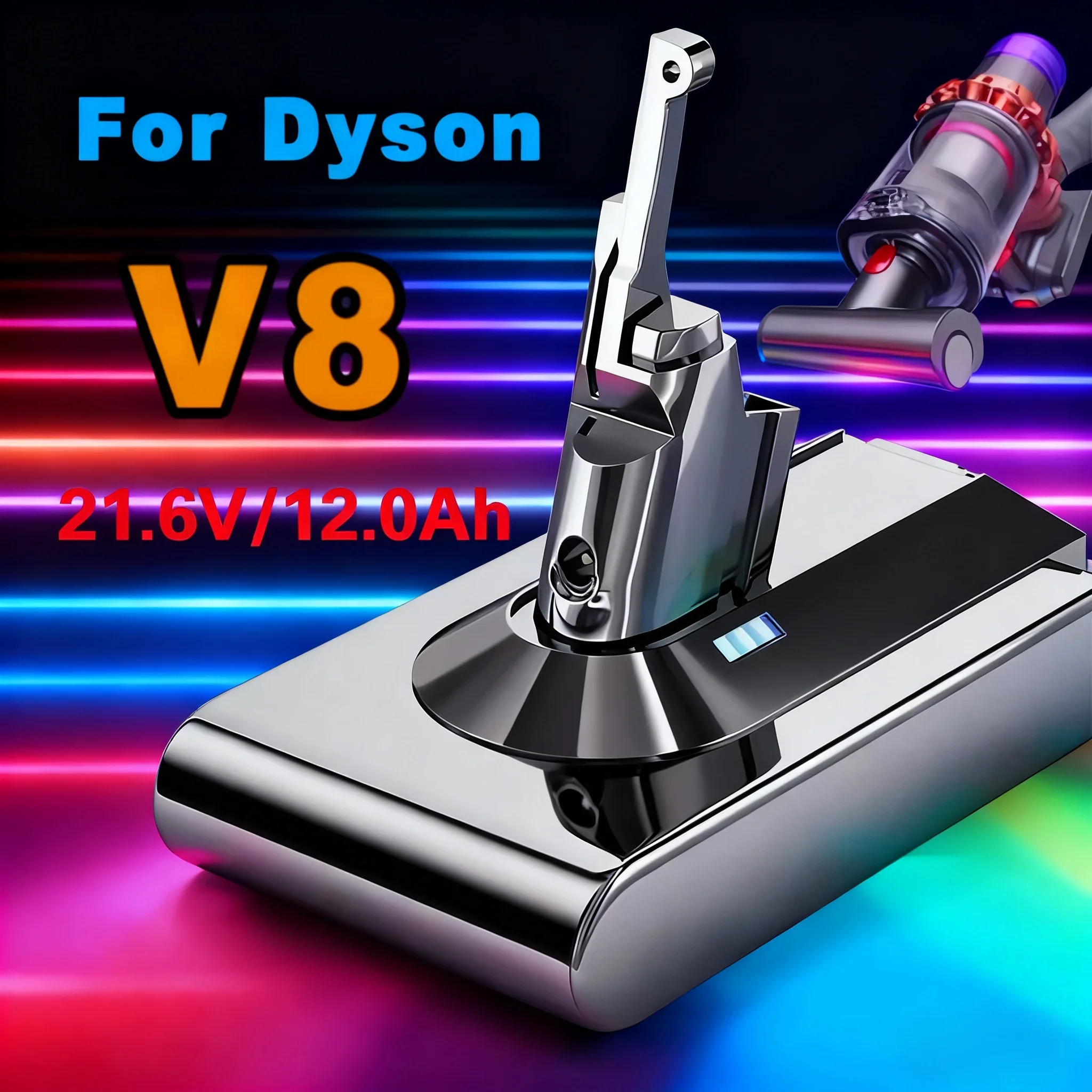 

️for Dyson V8 6800mAh 21.6V Replacement Battery for Dyson V8 Absolute Cord-Free Vacuum Handheld Vacuum Cleaner Dyson V8 Battery