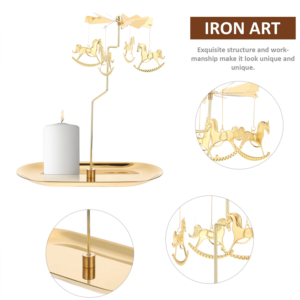 

Вращающийся C железный декоративный держатель DIY сборка вечерние украшения банкет праздник свадьба юбилей вращающийся St