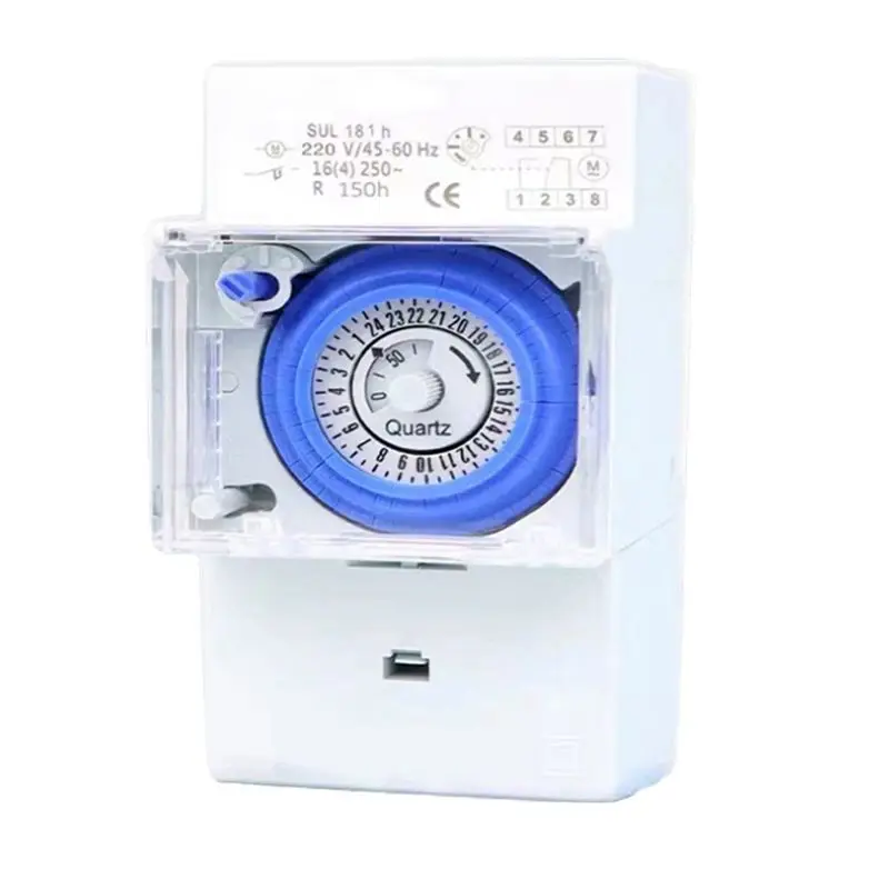 

24 Hours Time Switch Relay Electrical Programmable Timer SUL181H Din Rail Timer Switch-AEF7