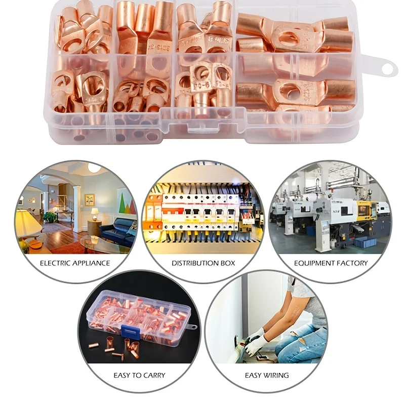 60PCS Ring Terminal…