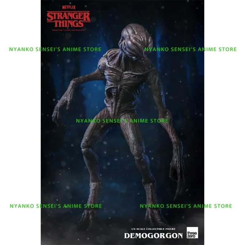 متوفر في المخزون Threezero Stranger Things Demogorgon 1/6 مقياس جامع عمل الشكل نماذج أنيمي لعبة دمية هدية هواية 3Z0263