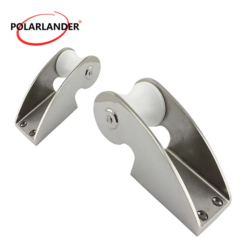 Marine Grade 316 Stainless Steel Fixed Anchor Bracket Rubber Roller for Boat Yacht Bow Anchor Marine Accessory