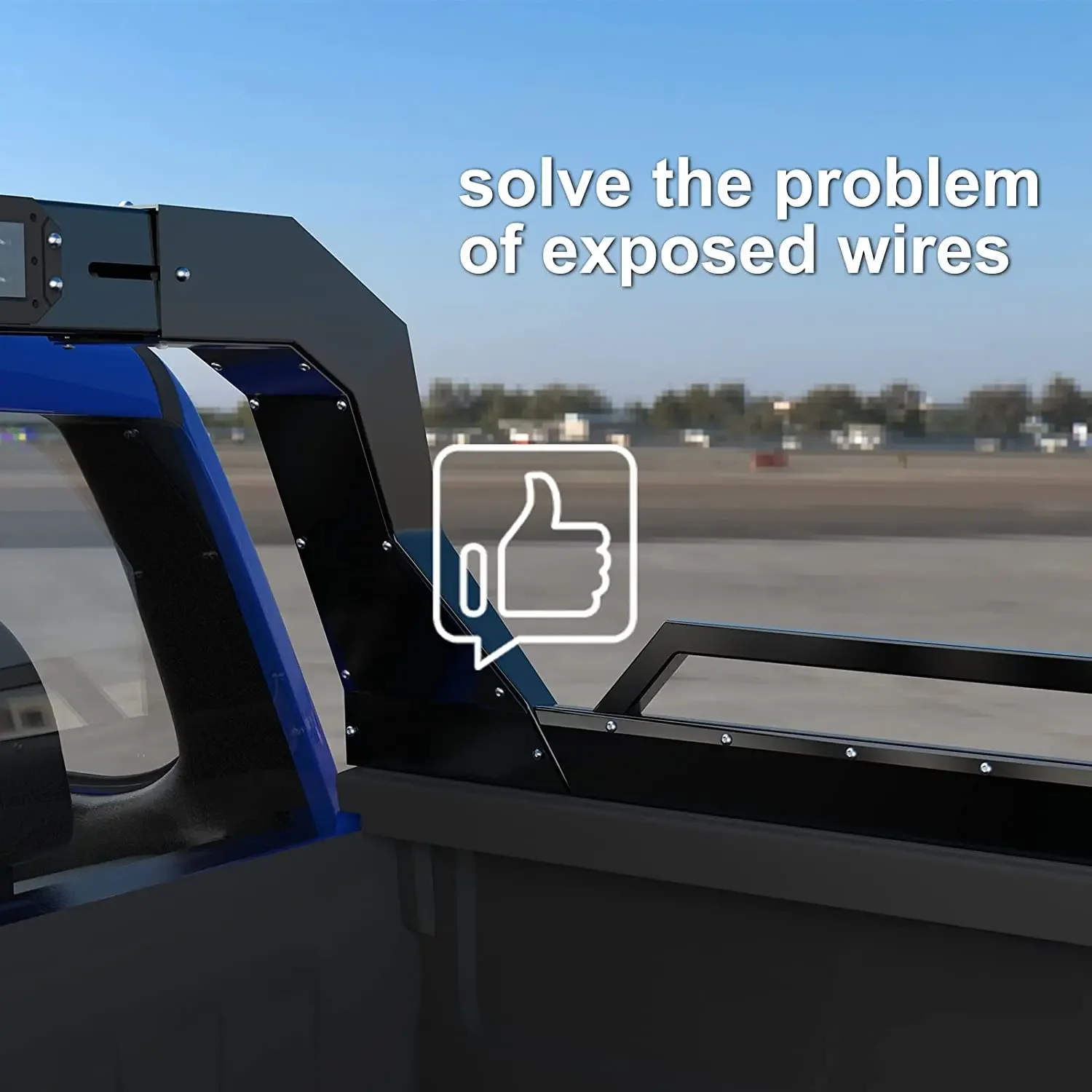 โรลบาร์แบบปรับได้ 4x4 สำหรับรถกระบะขนาดใหญ่ F150/Ram/Silverado/Sierra/Tacoma