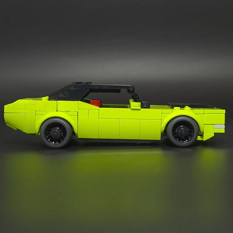 320 PCS Racing Car 77237 Challenger 70s MOC Customize Modular Building Block Creative Design Educational DIY Assembly Toy Gift
