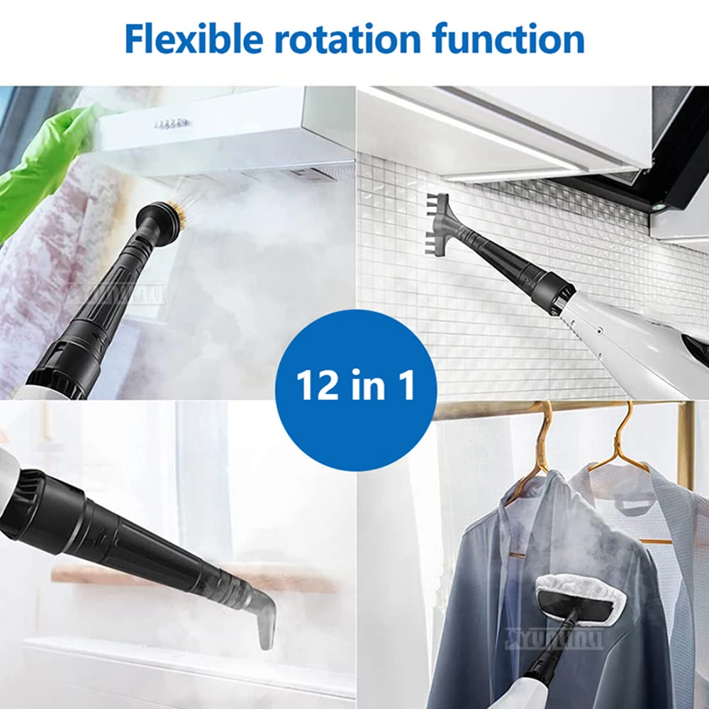 Portable Steam Mop Handheld Wired Cleaner 7-in-1 Sofa Floor Hogar Cocina Steam Cleaning Machine