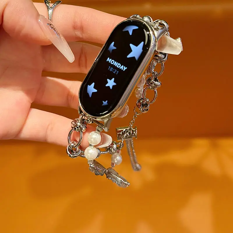 سوار الفراشة الجديد سوار الصيف العصري مناسب لسوار Xiaomi الجديد 9pro حزام Redmi Watch 5 المصنوع يدويًا