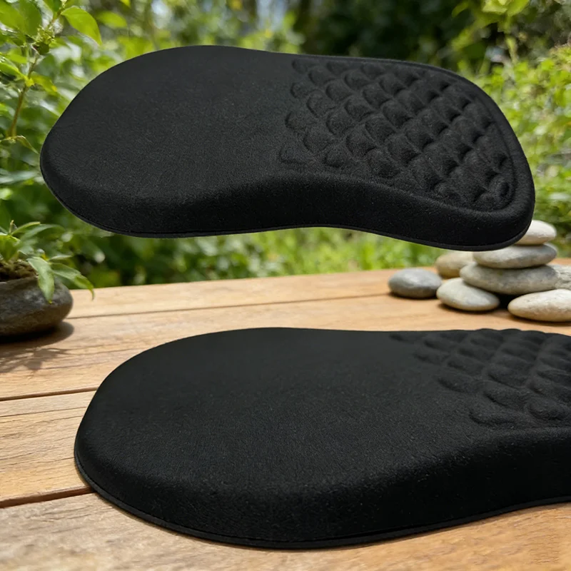 Non Slip PU Ergonomic Wrist Rest Mouse Pad Comfortable Wrist Support High Elastic Memory Cotton Mousepad For PC Laptop Computer