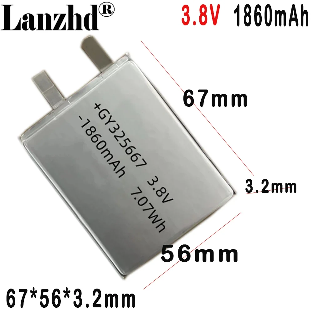 325667 Polymer Lithium Battery 1860MAH High voltage 4.35V For Notebook Built-in battery Video LOD