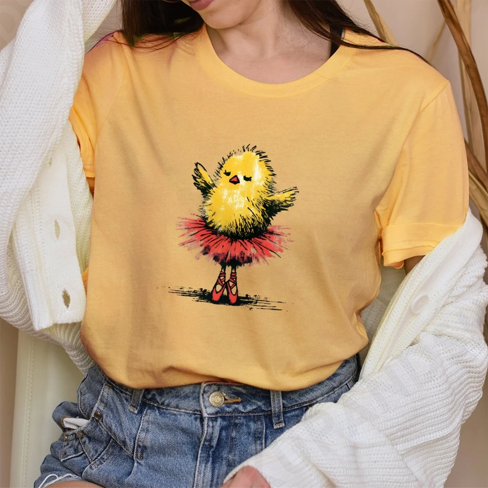 Y2K Kleding Vintage Grafische Print Katoenen T-shirt Tops Vrouw Verontruste Oversized Gym Kip Tee Ruwe Zoom Casual Streetwear Stijl