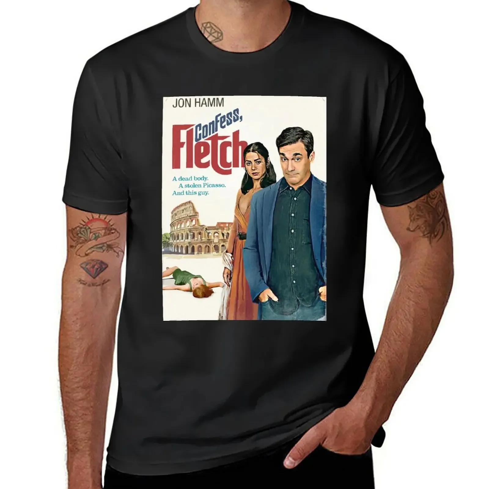 Confess, Fletch (2022) T-Shirt oversized graphic tee vintage anime shirt vintage graphic tee mens graphic t-shirts