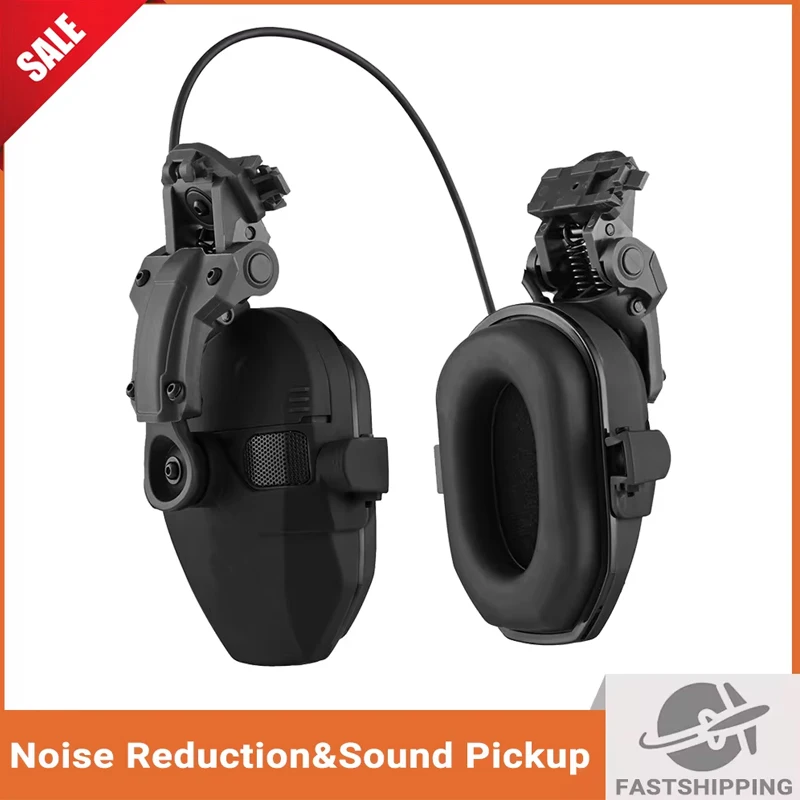 ARC Helmet Headset Electronic Hearing Protector Shooting Earmuff NRR 23dB Noise Reduction Hunting Headset