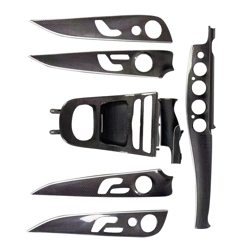 Quality Assurance  Carbon Fiber Car Interior Trim Kit for E43 W213 Car Model Car Interior Trim Kit