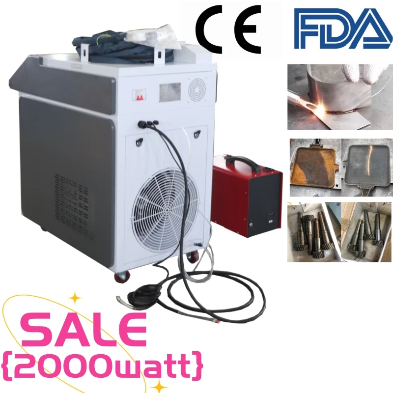 

Iron Stainless Steel Carbon Steel Laser Welding Machine 2000w 3000w Max Raycus 3-in-1 Continuous Laser Cleaner