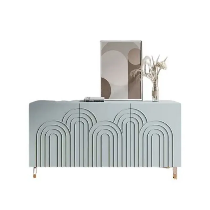 

Light luxury dining side tea cabinet Senior designer modern simple paint storage cabinet