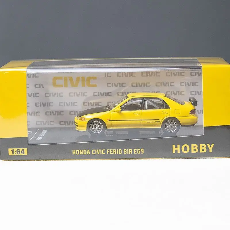 HOBBY 1/64 CIVIC FERIO SIR EG9 Metalowy Model Auta Zabawka Odlewany Ciśnieniowo Prezent