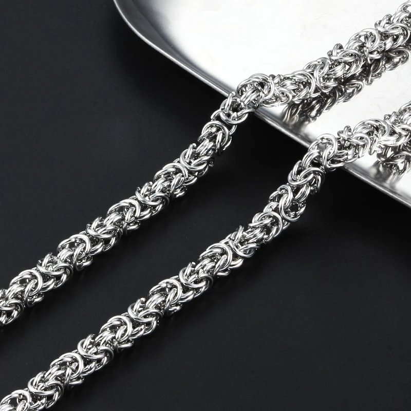 

Stainless Steel Keel Chain For Jewelry Making Accessories Big Heavy Necklace DIY Handmade Bracelet Pendant Supplies Wholesale