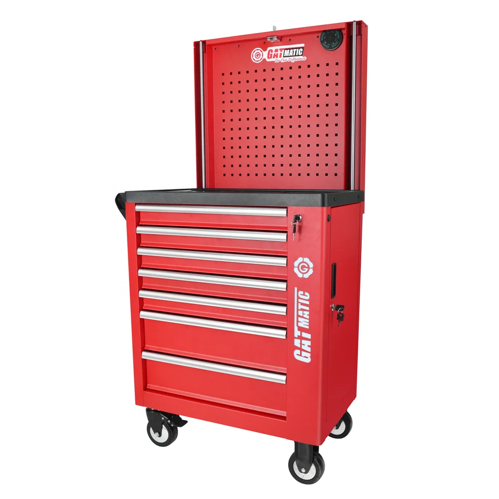 Workshop Garage Metal Mobile Rolling Tools Chest Storage Cabinet Trolley Tool Set Car Repairing