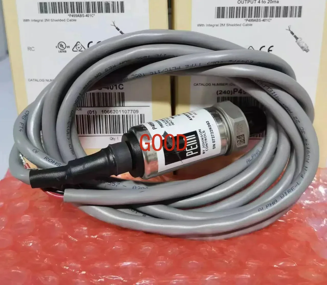 مستشعر ضغط الماء P499VBS-404C جهاز إرسال الضغط 0-30bar