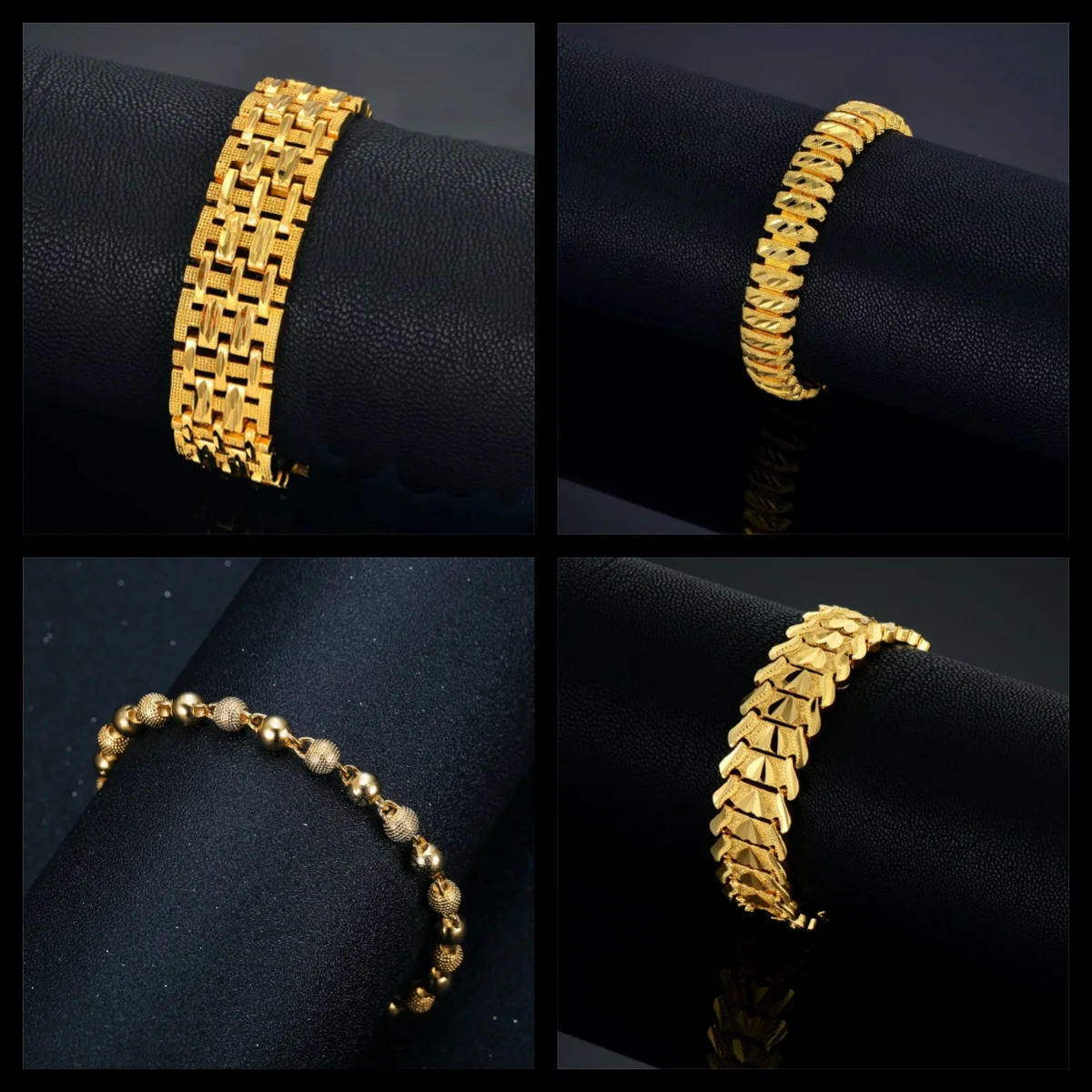 

Women's Fashion Heart Chain Bracelet Gold Plated Vintage Bracelets Female Jewelry Party Anniversary Wedding Gift Wholesale