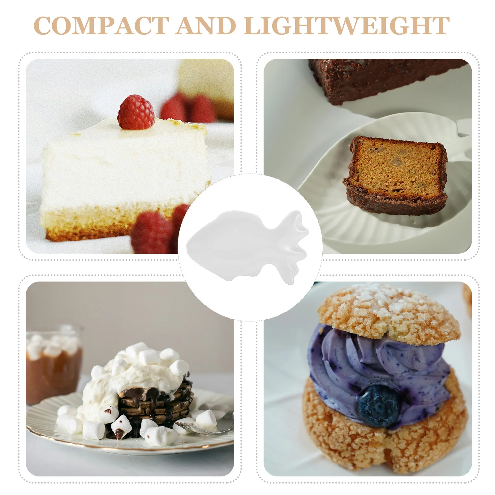 

Fish Shape Ceramic Dipping Bowl Sweet Colorful Design for Sauce Condiments Fruits Nuts Dessert Appetizer Home Party Wedding