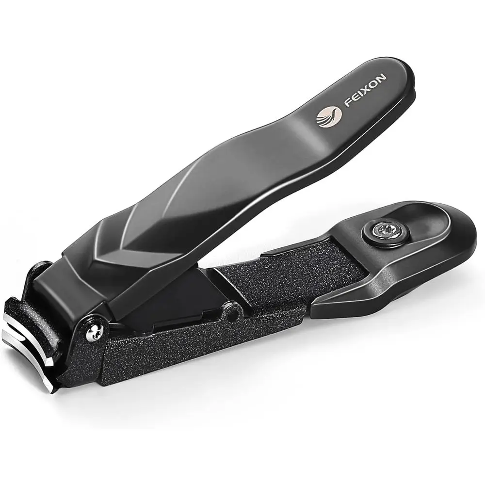 

Heavy-Duty Nail Clippers with Catcher for Men and Women - Ideal for Home and Travel Use