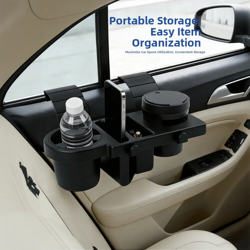 

Car Cup Holder Expander with Efficient Hanging Layout Fits Most Dashboards Keeps For Drinks and Gear Accessible