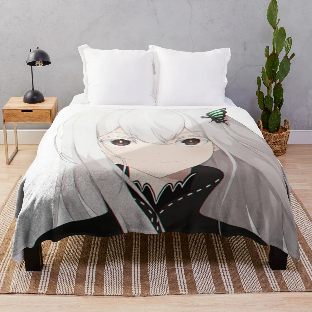 

Echidna Witch of Greed - Re:zero kara hajimeru isekai seikatsu Throw Blanket sofa Designer Blankets Large Blanket