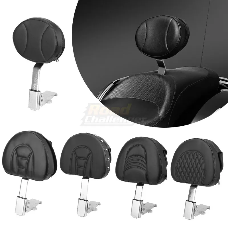 

Motorcycle Backrest For Victory 2010-2017 Cross Country & 2012-2013 Black Plug-in Adjustable Driver Backrest Kit Rider Backrest