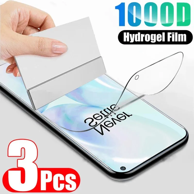 3PCS Screen Protector Film For OnePlus ACE Pro Full Glue Hydrogel Film For One Plus Ace Racing  Protective Film