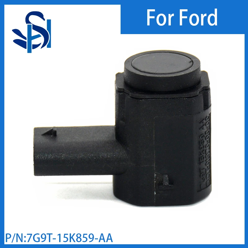 Sensor de aparcamiento 7G9T-15K859-AA, Radar PDC de Color negro para Ford 7G9T15K859AA