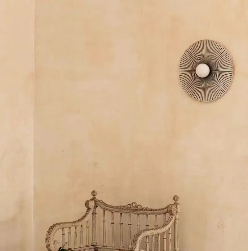 Japanese Wabi Sabi Wall Lamps Homestay Living Room Tea Room Background LED Wall Sconces Bedside Restaurant Embellish Luminaires